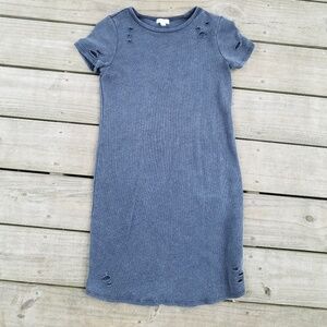 Love fire distressed sweatshirt dress size large